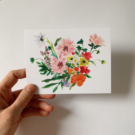 Wildflower Bouquet Greeting Card