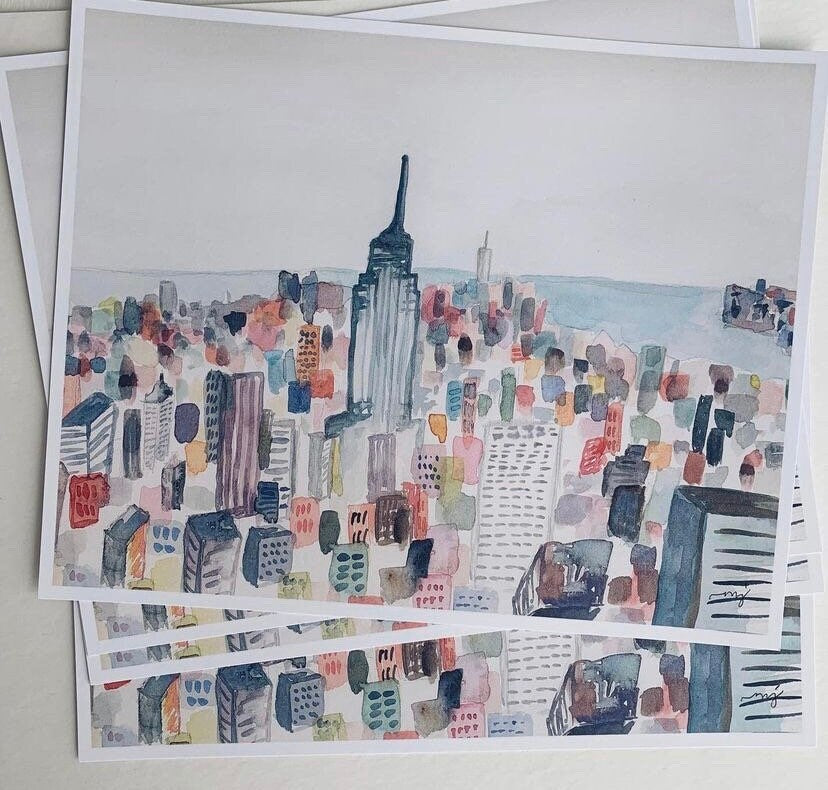 Manhattan Skyline Print