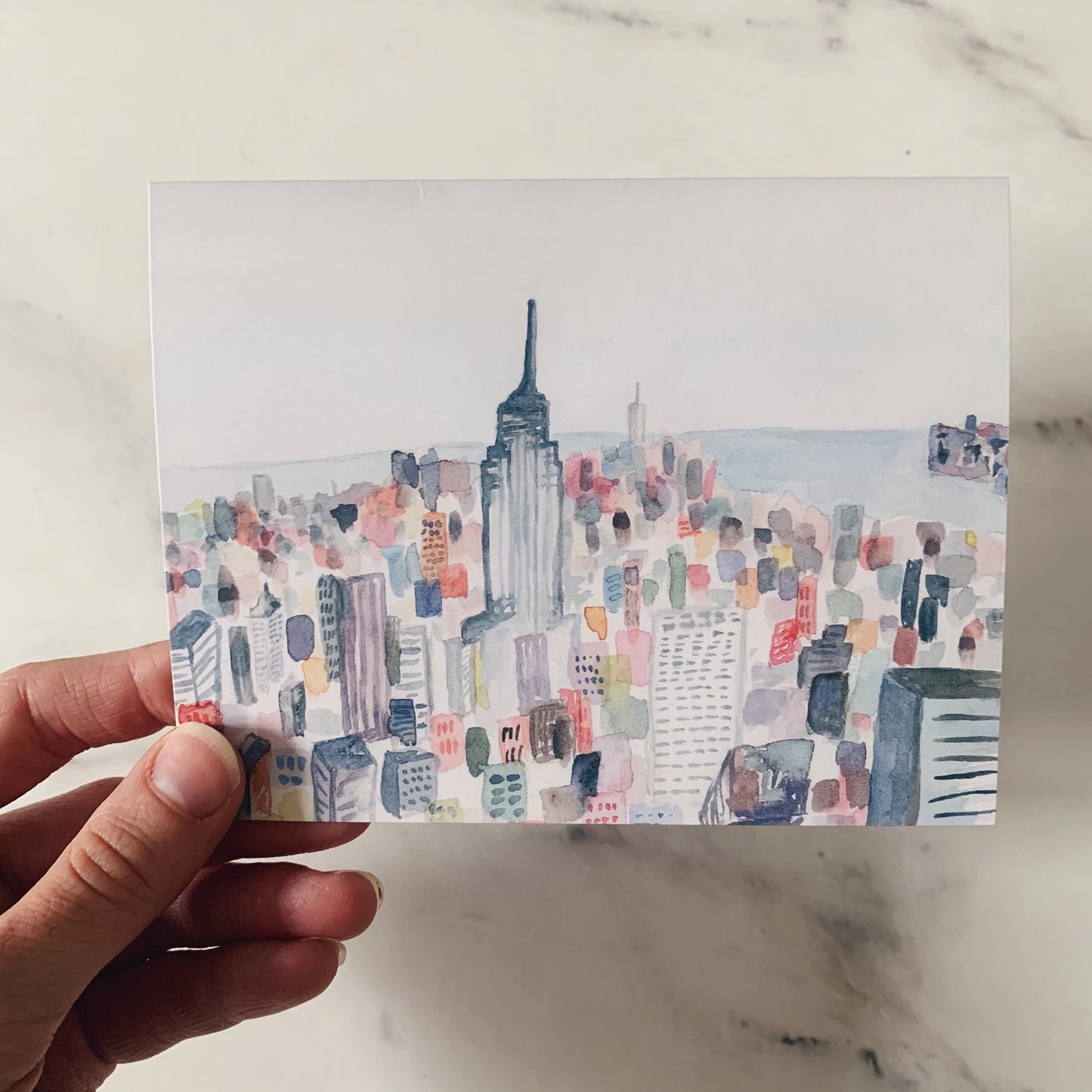 Top of the Rock NYC Greeting Card