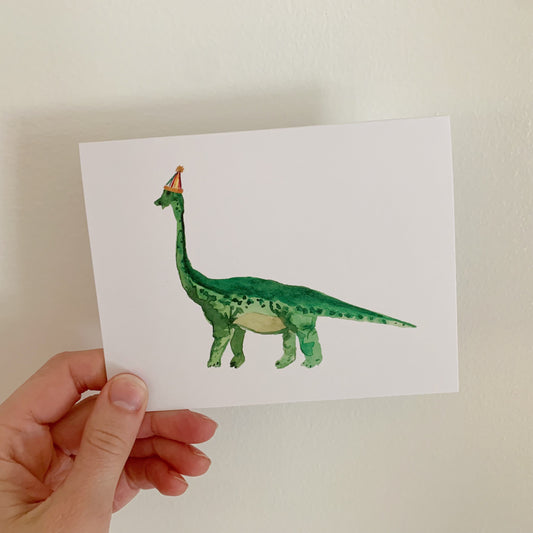 Dino Party Animal Greeting Card