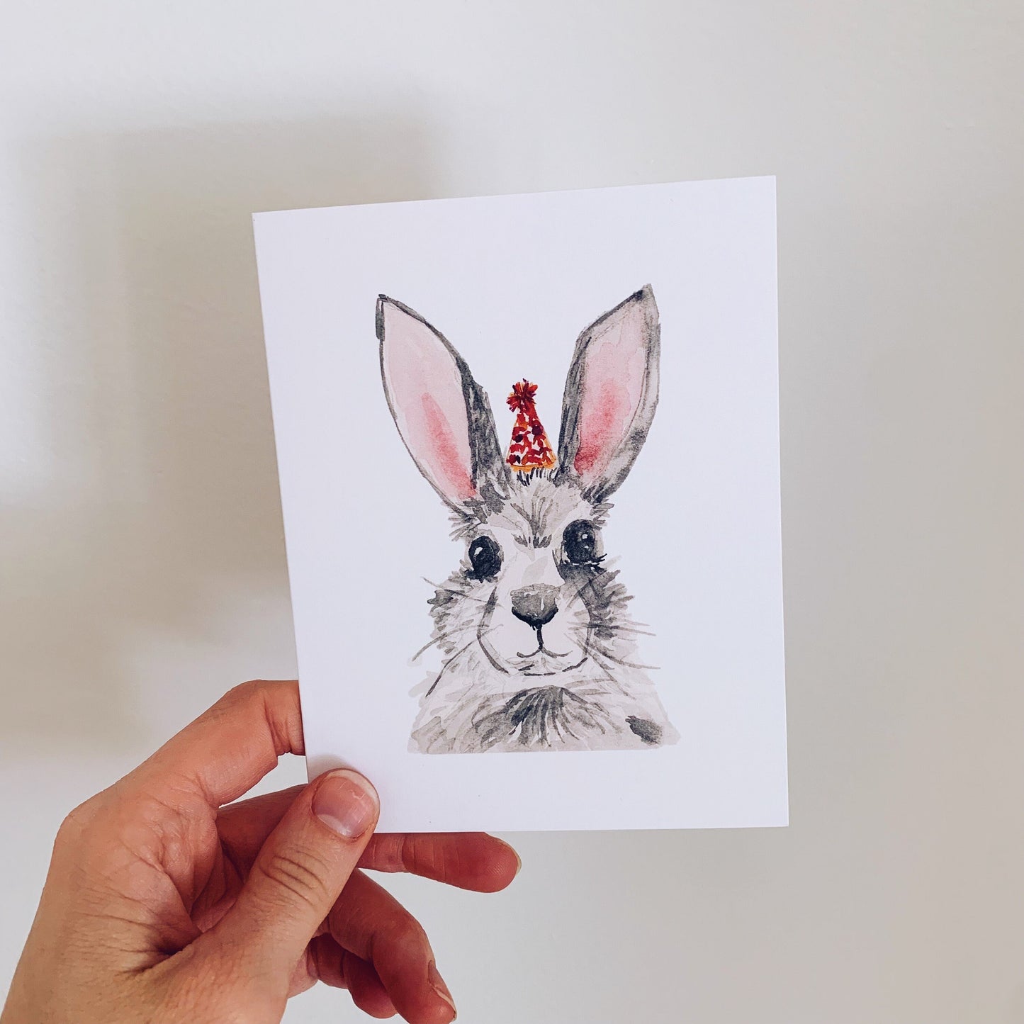 Bunny Rabbit Party Animal Greeting Card